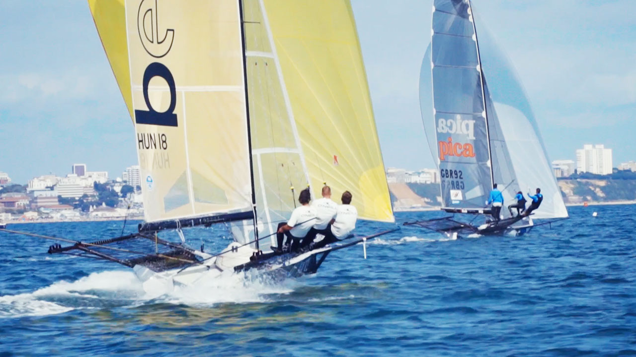 18 Foot Skiff Euro Grand Prix - Sandbanks Poole - Day One