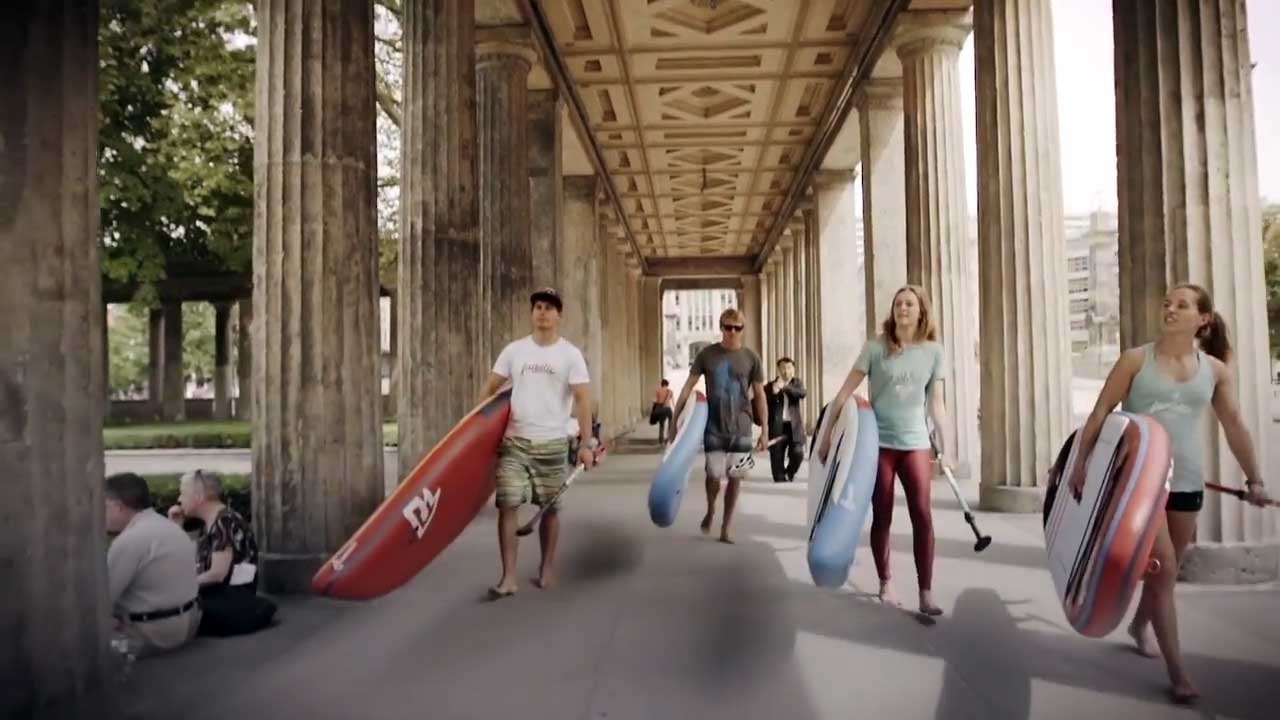 Fanatic Fly Air Inflatable Fun in Berlin City