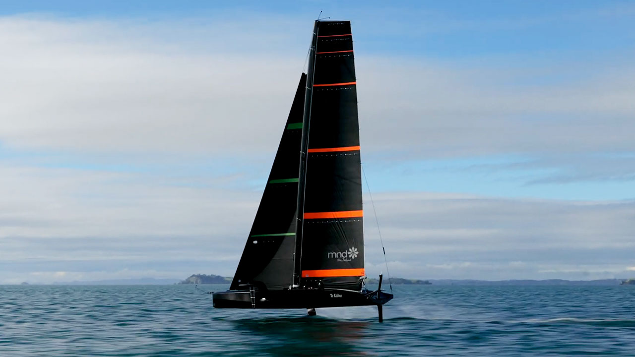 Emirates Team NZL - Back Out On The Small Boat