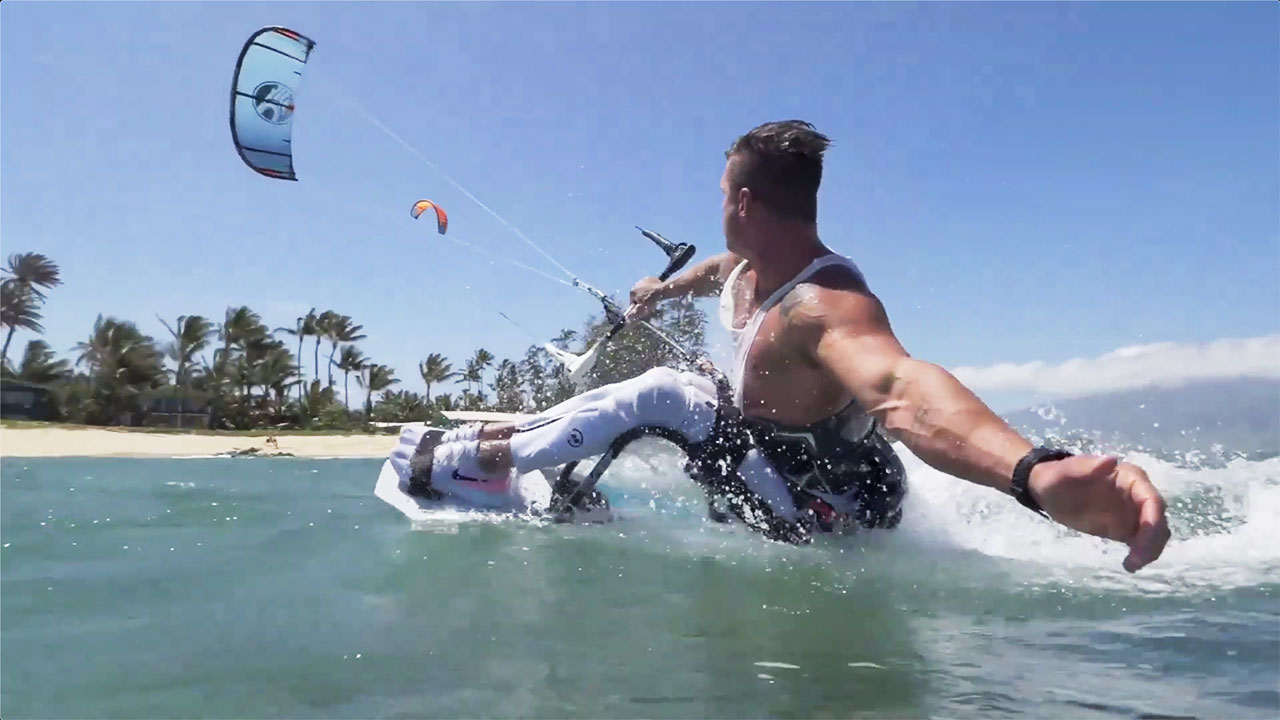 Fernando Ferandes Kitesurfing On Maui