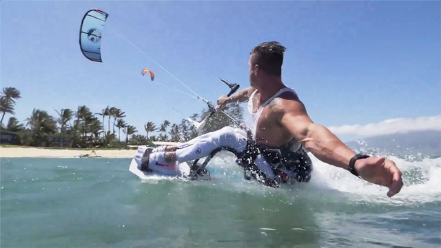 Fernando Ferandes Kitesurfing On Maui