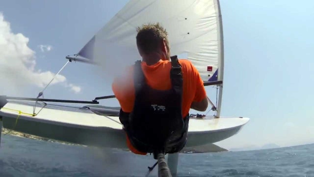 Breaking 20 knots on a Laser at Wildwind