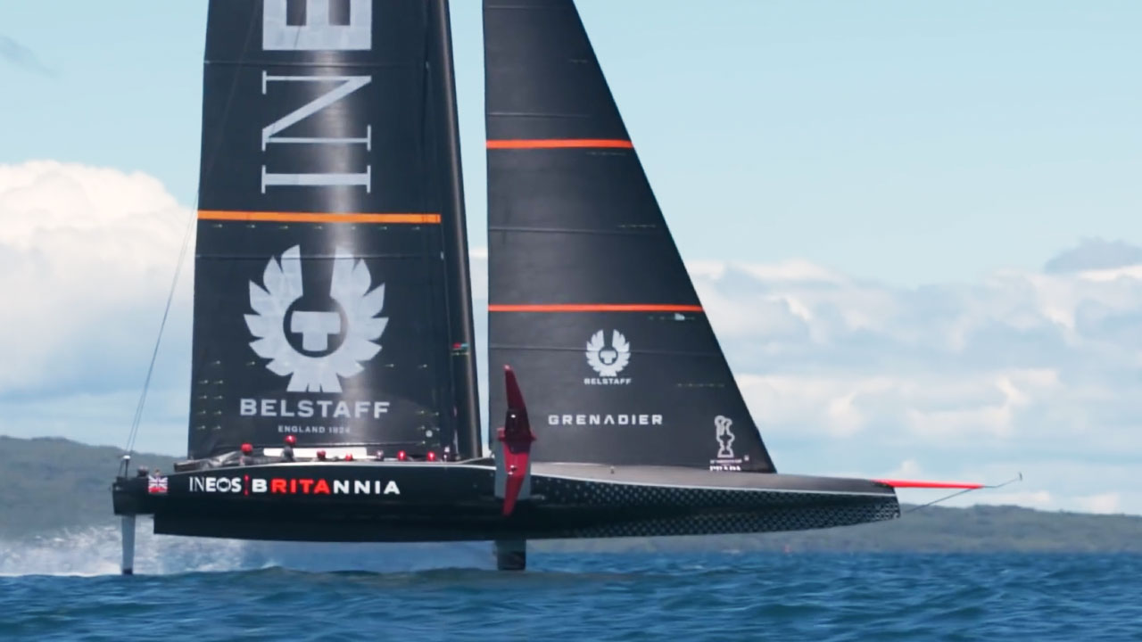 INEOS Team UK - Britannia's First Flight Down Under