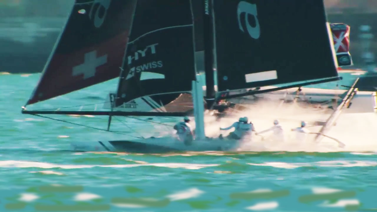 Extreme Sailing Series - Act 4, Barcelona Day One