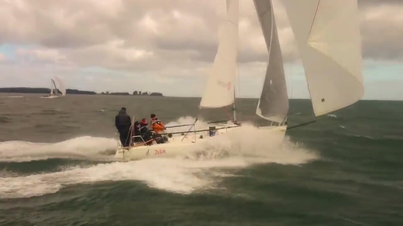 J/80 Downwind Reaching - 2015 World Champs