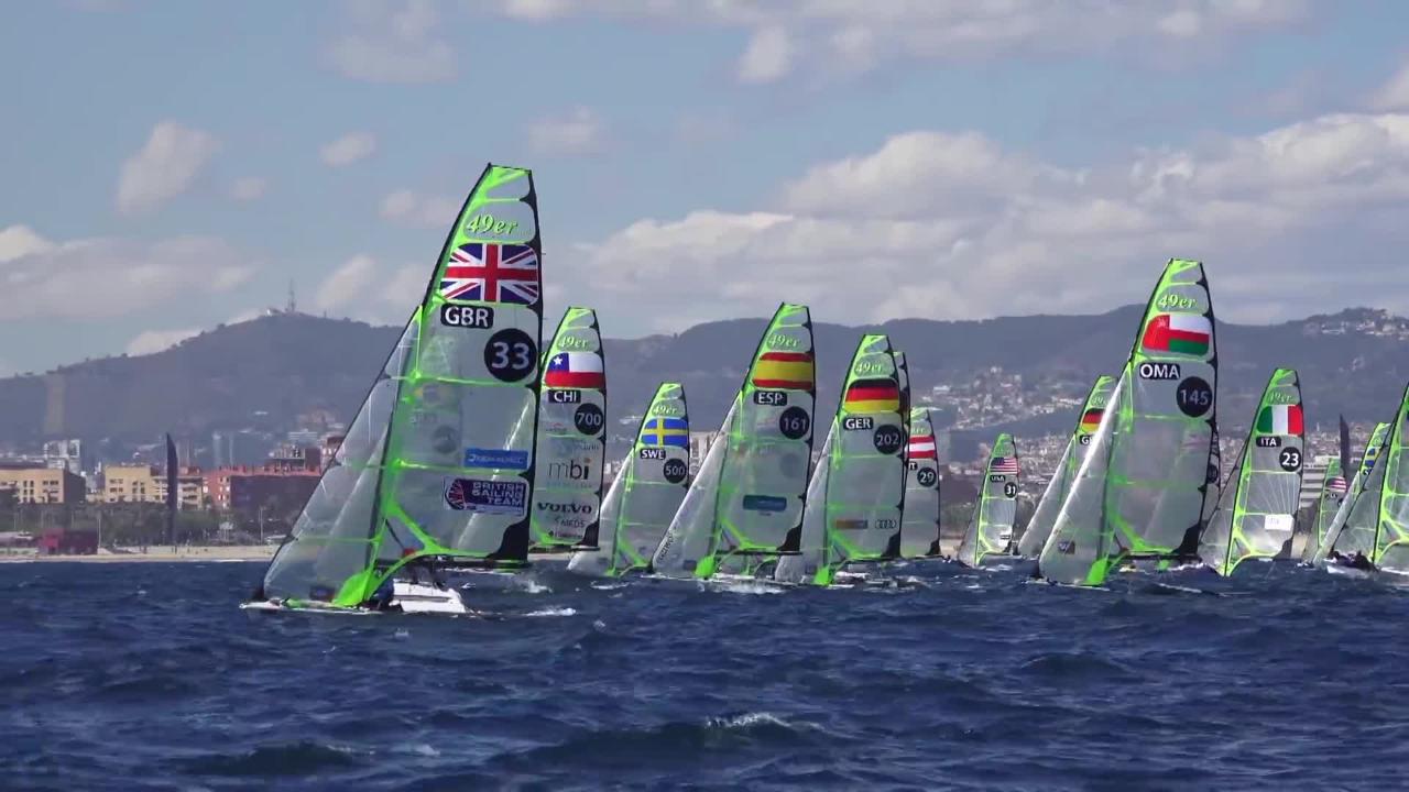 49er & 49erFX European Champs 2016 - Day 1