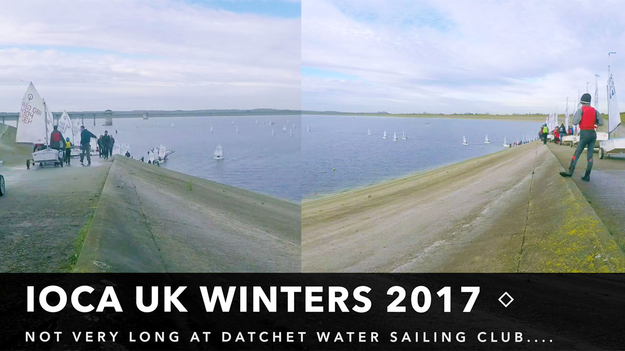 IOCA UK Winter Championships - Launching 188 Optimists