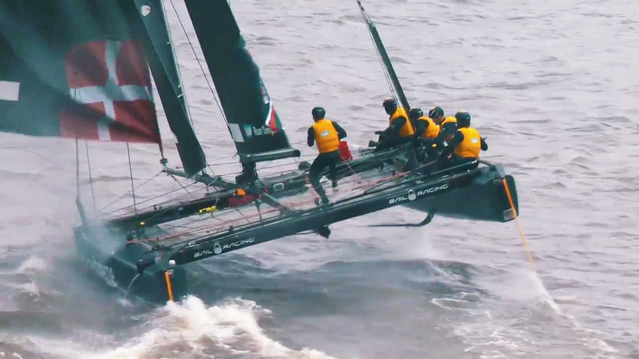 Extreme Sailing Series - Act 5, Hamburg Day Three