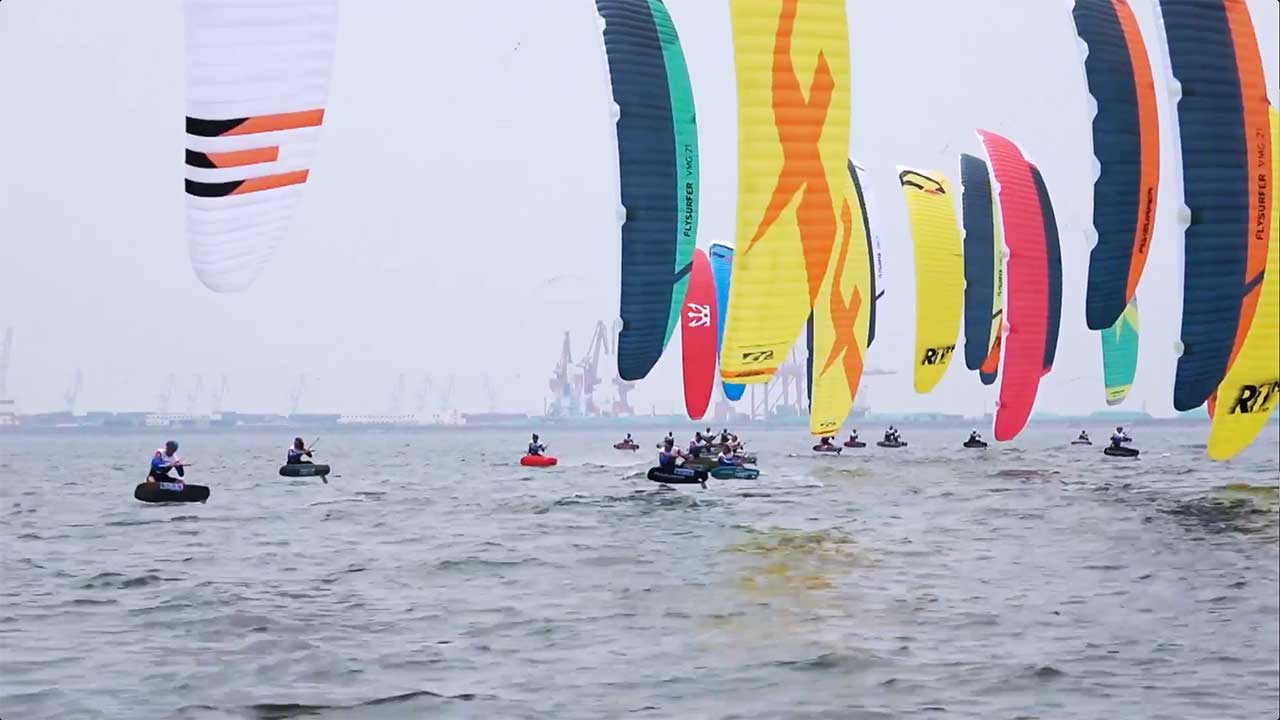 Kitefoil World Series 2018 Weifang - Day Two