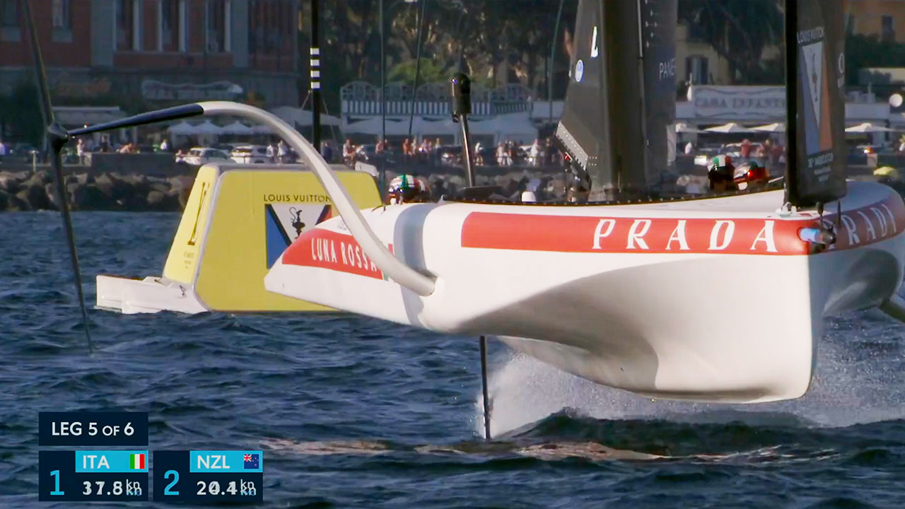 38th America's Cup Preliminary Regatta Naples - Day Three Racing