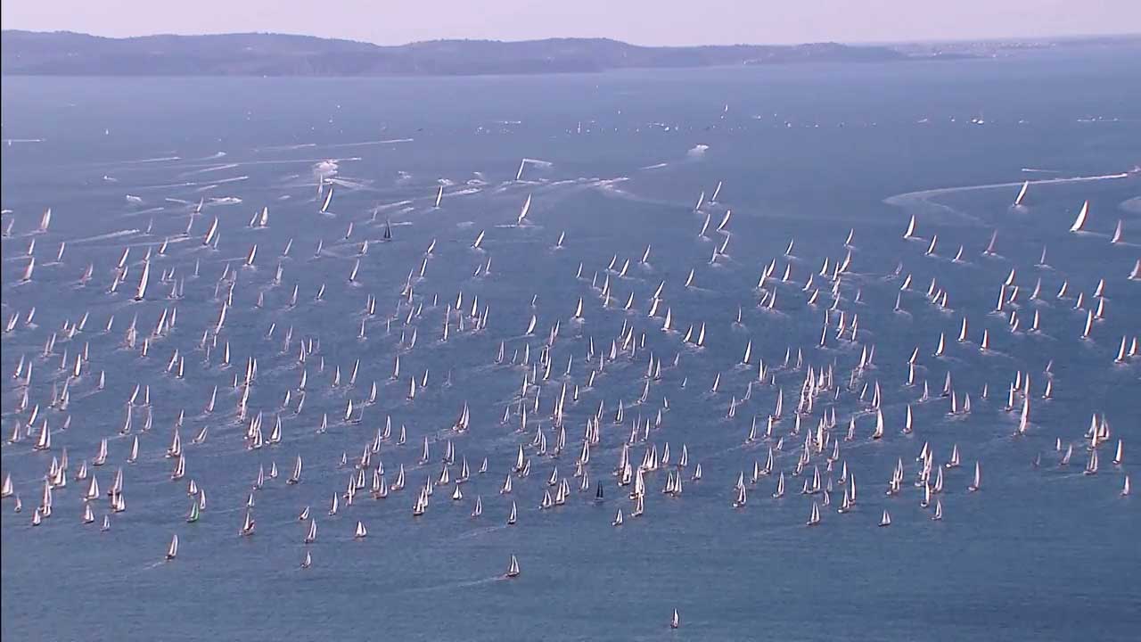 Land Rover BAR - AC45F yachting in Trieste