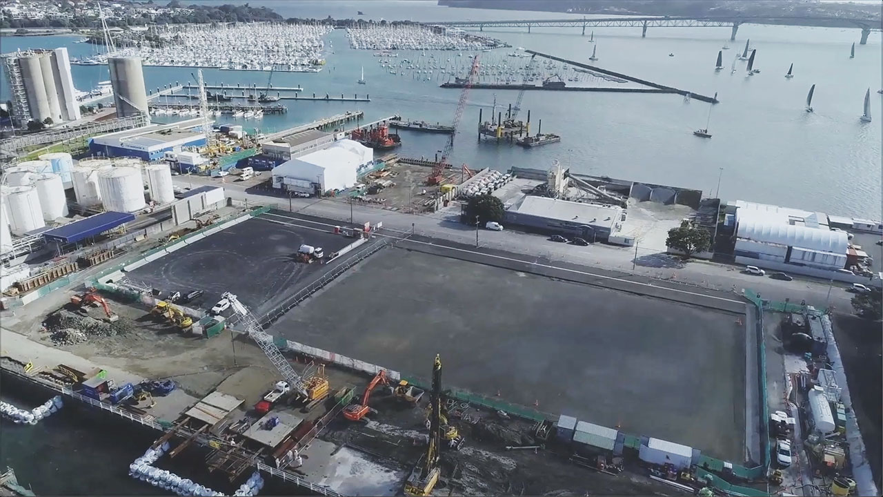 Emirates Team NZL - America's Cup Village Progress Tour