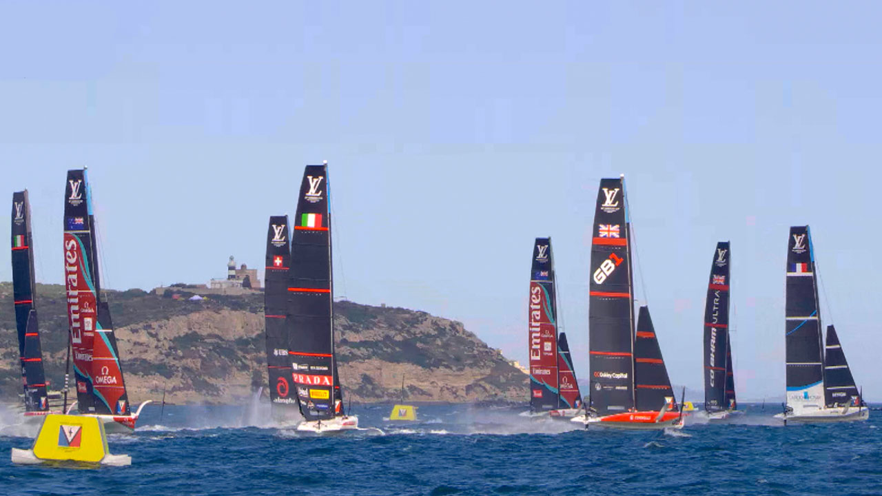 The 38th America's Cup Starts in Sardinia