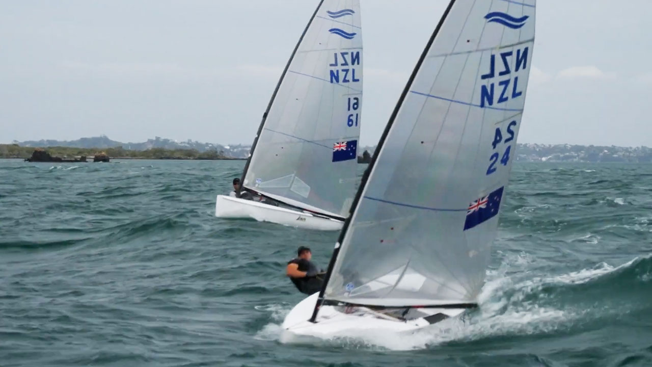 Emirates Team NZL - Junior and Maloney Racing Each Other To The Olympics