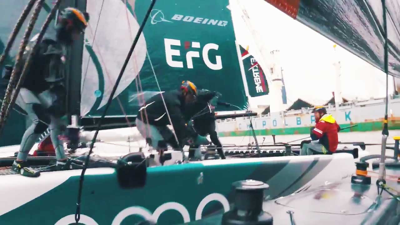 Extreme Sailing Series - Act 5, Hamburg Day Two