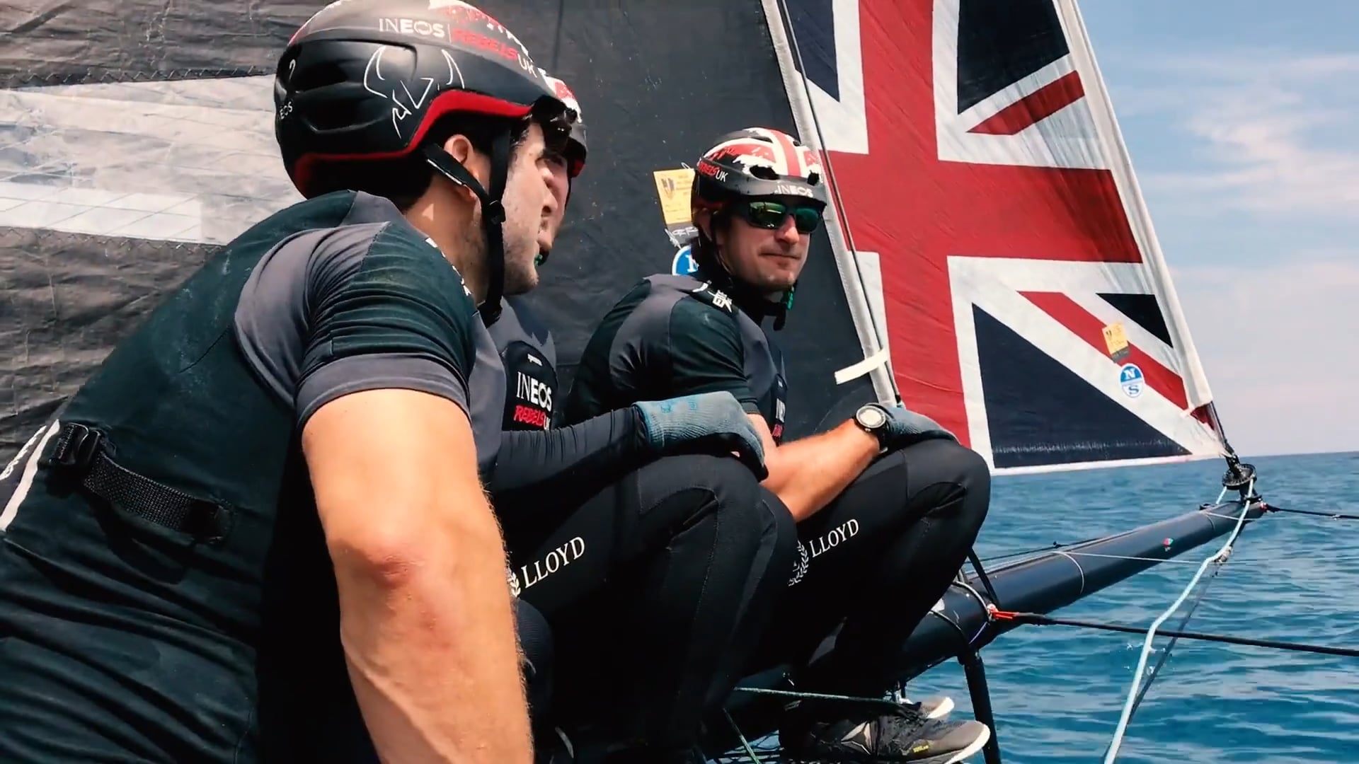 INEOS Rebels UK - Day 2 - Act 3, Extreme Sailing Series Barcelona