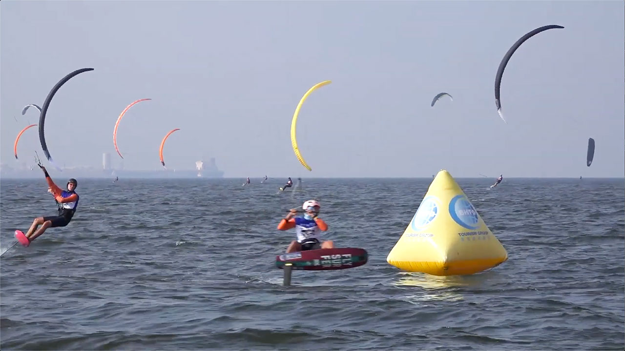 2019 Kitefoil World Series Weifang Binhai - Day One