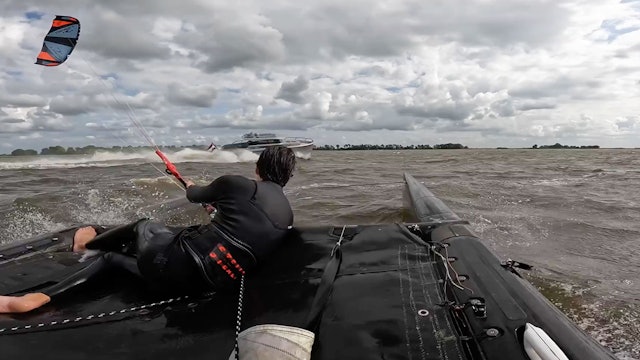 KEVVLOG - Going Crazy Fast on a KITEBOAT!