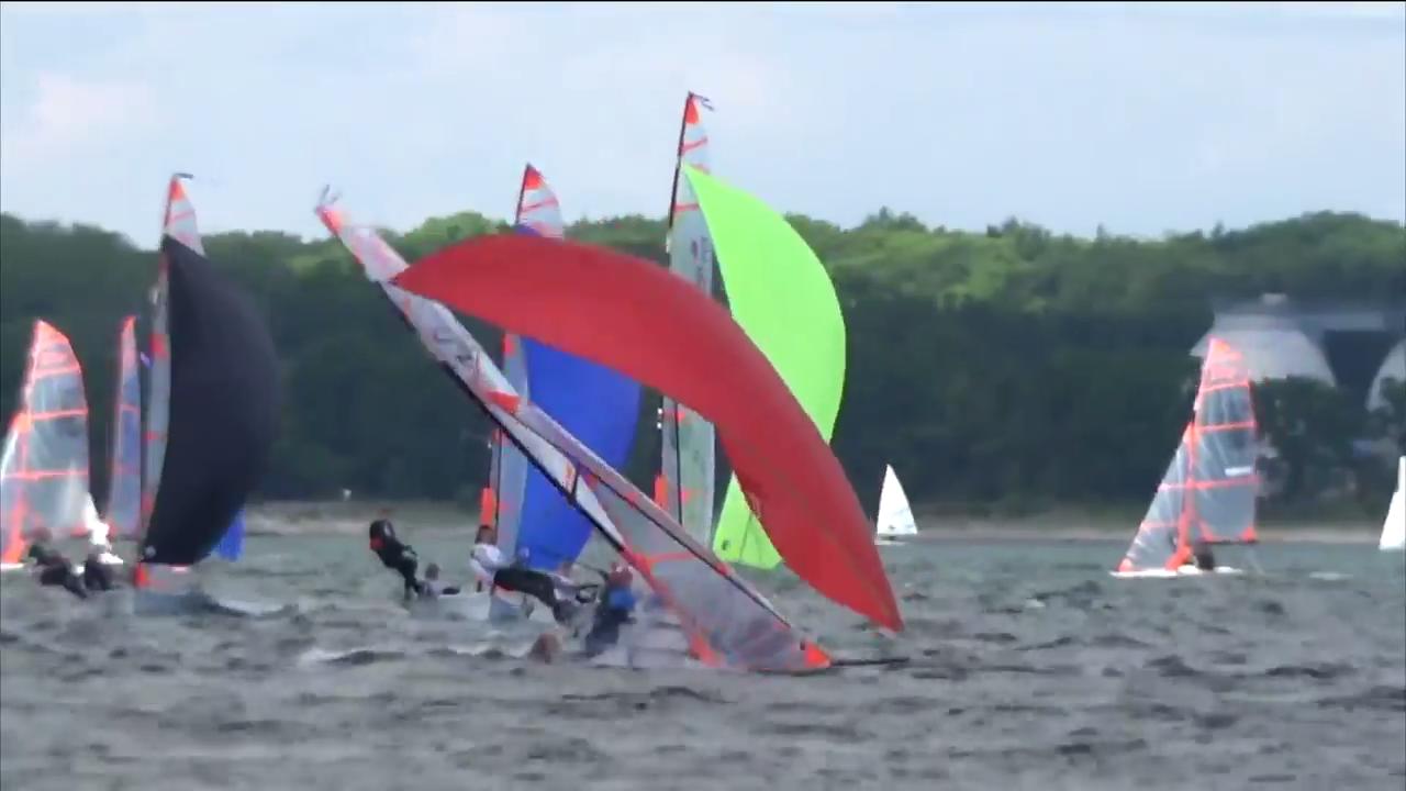 Kiel Week 2016 - 21st June - Highlights - 29ers out in force