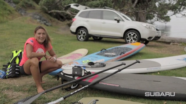 SUPing with Annabel Anderson & Subaru - Lesson 1 Equipment