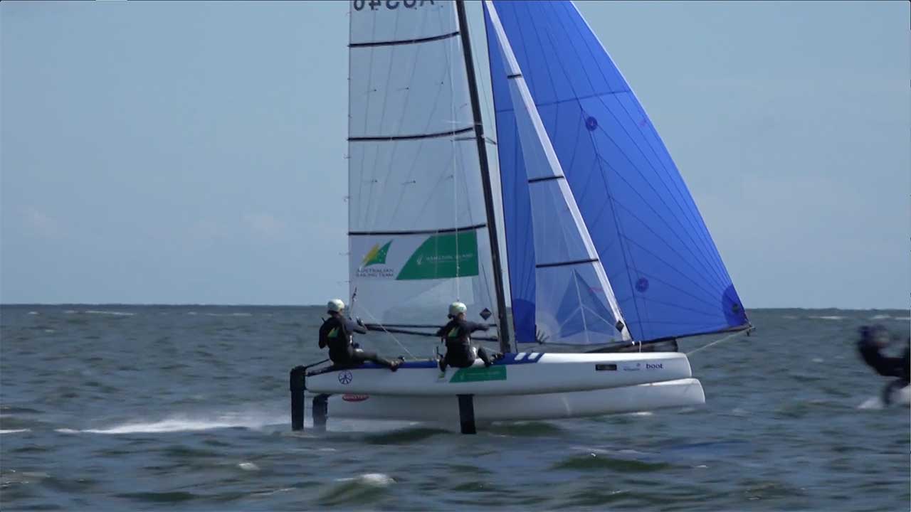 Kiel Week 2018 -  Sailing Highlights - Day 7 - Nacra 17