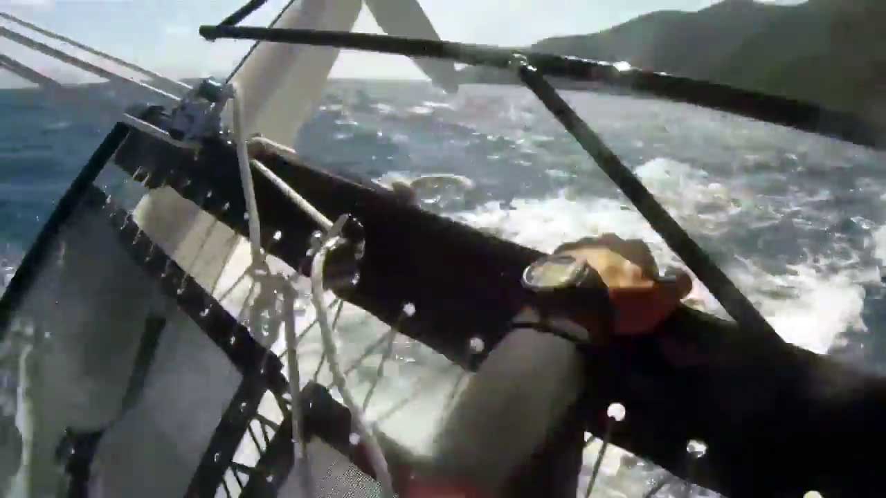 Hobie 14 Massive Pitchpole!