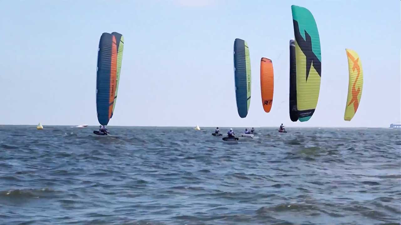 Kitefoil World Series 2018 Weifang - Day One