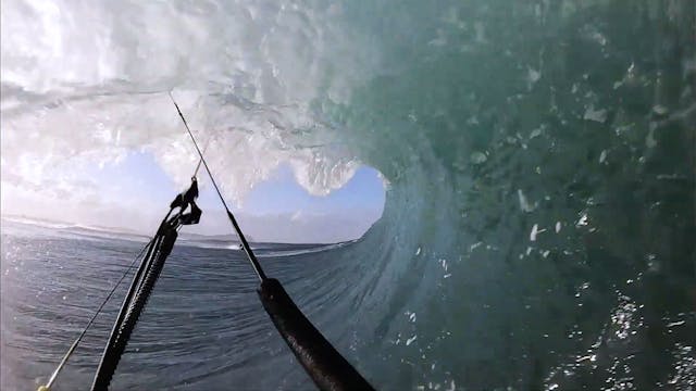 Keahi barrel hunting in Australia