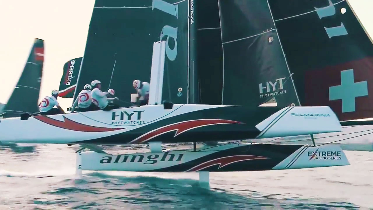 Extreme Sailing Series - Act 4, Barcelona Day Three