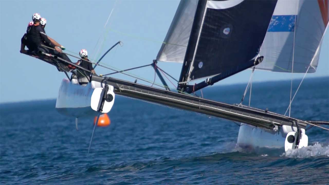 High Octane M32 Racing In Port America's Cup