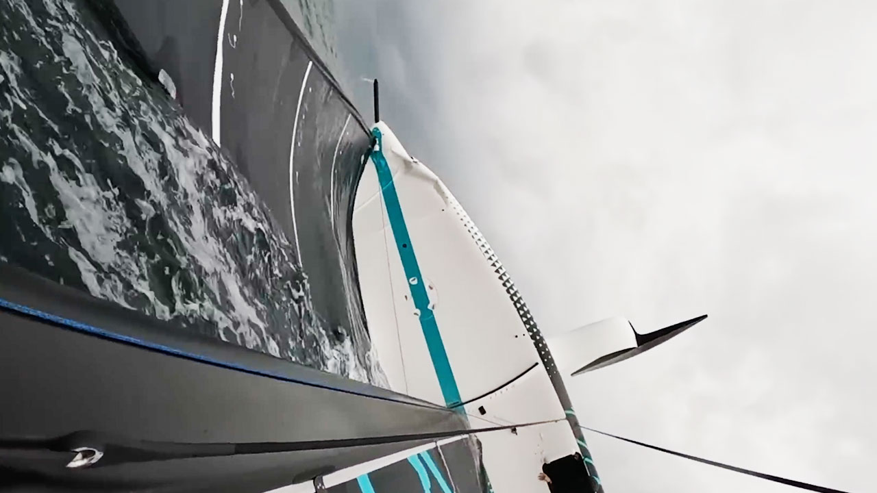 Emirates Team NZL - AC40 Crash - Testing The Loads