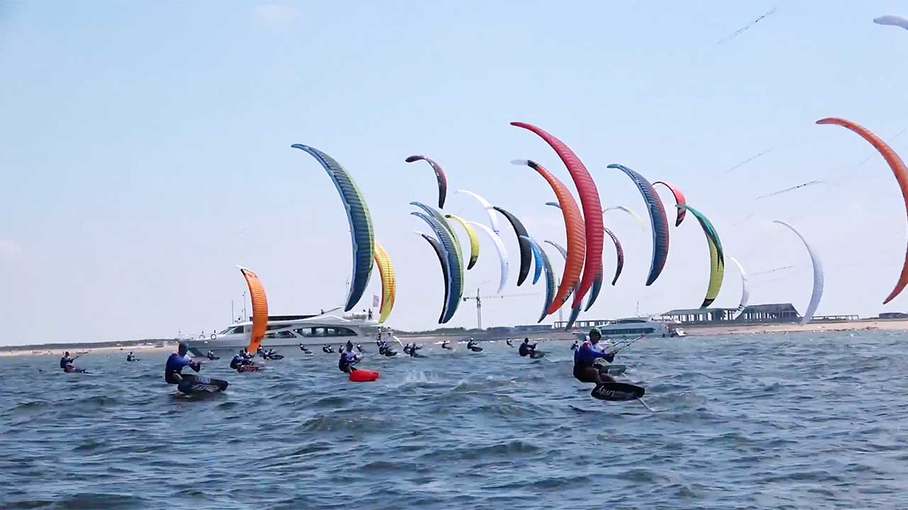 Kitefoil World Series 2018 Weifang - Day Three