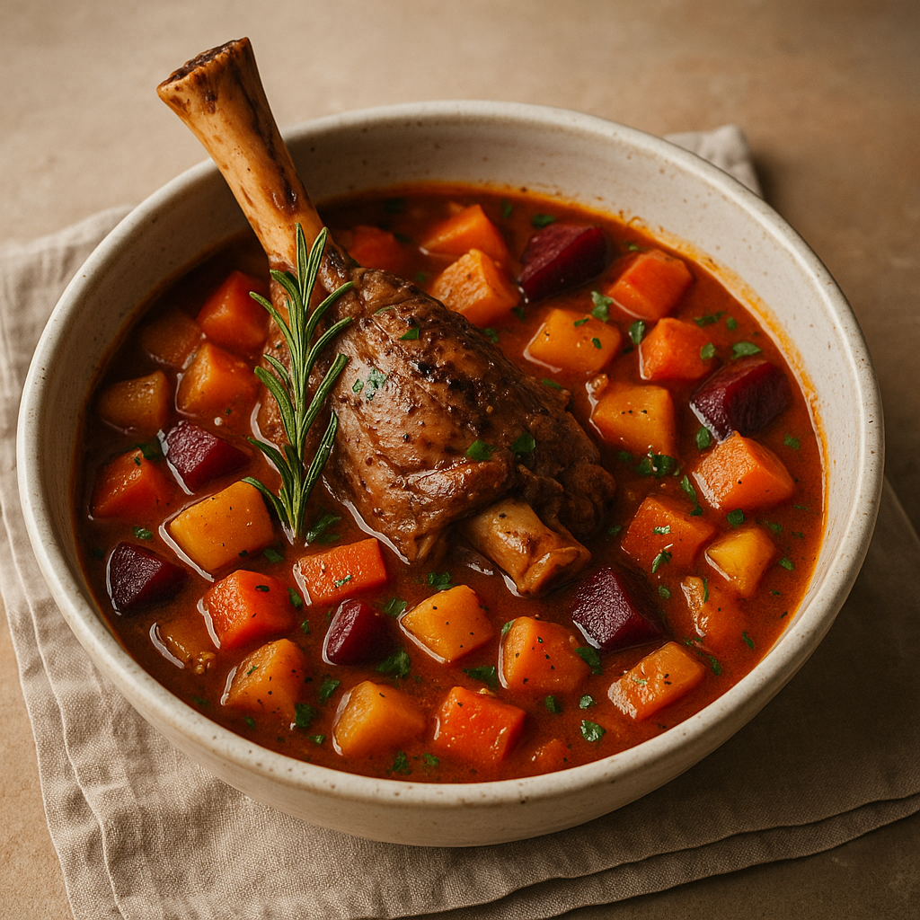 Lamb Shank & Rosemary Pot