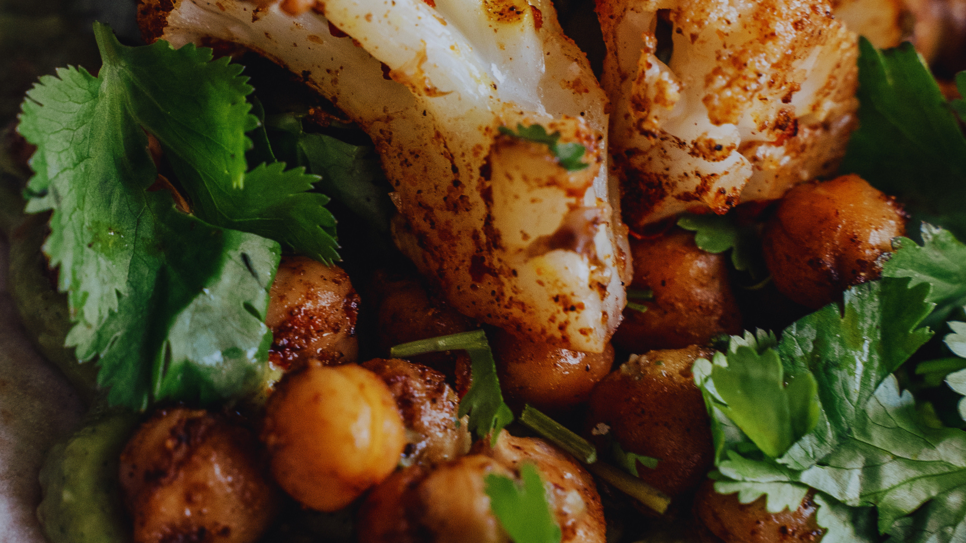 Cauliflower and Chickpea Salad