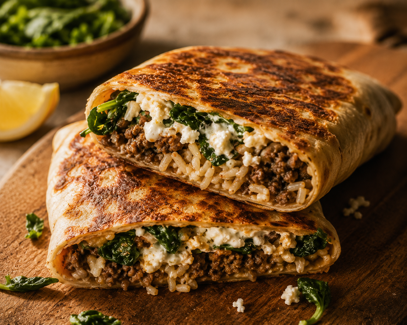 Toasted Beef & Bone Broth Burrito