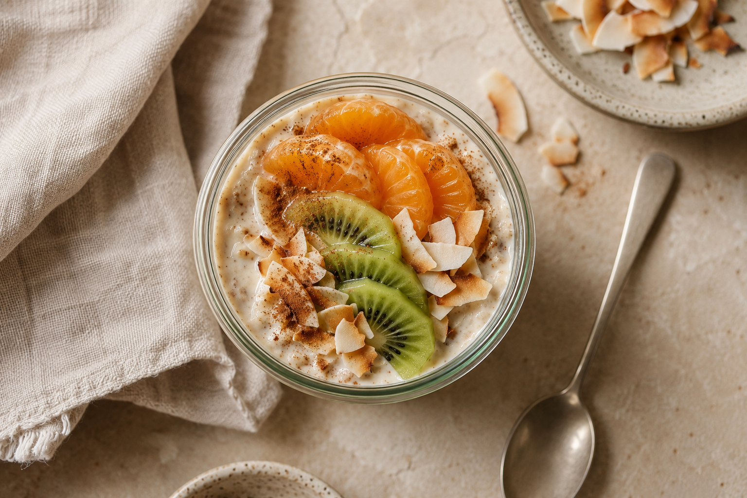 Citrus & Coconut Overnight Oats