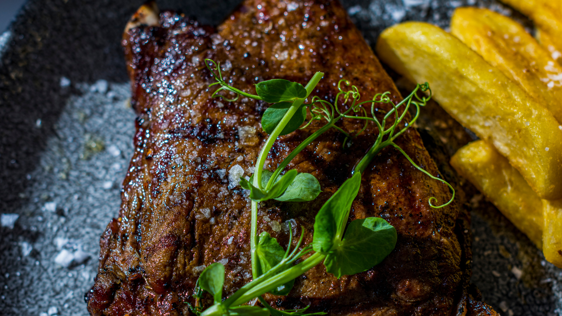 Steak and Homemade Chips