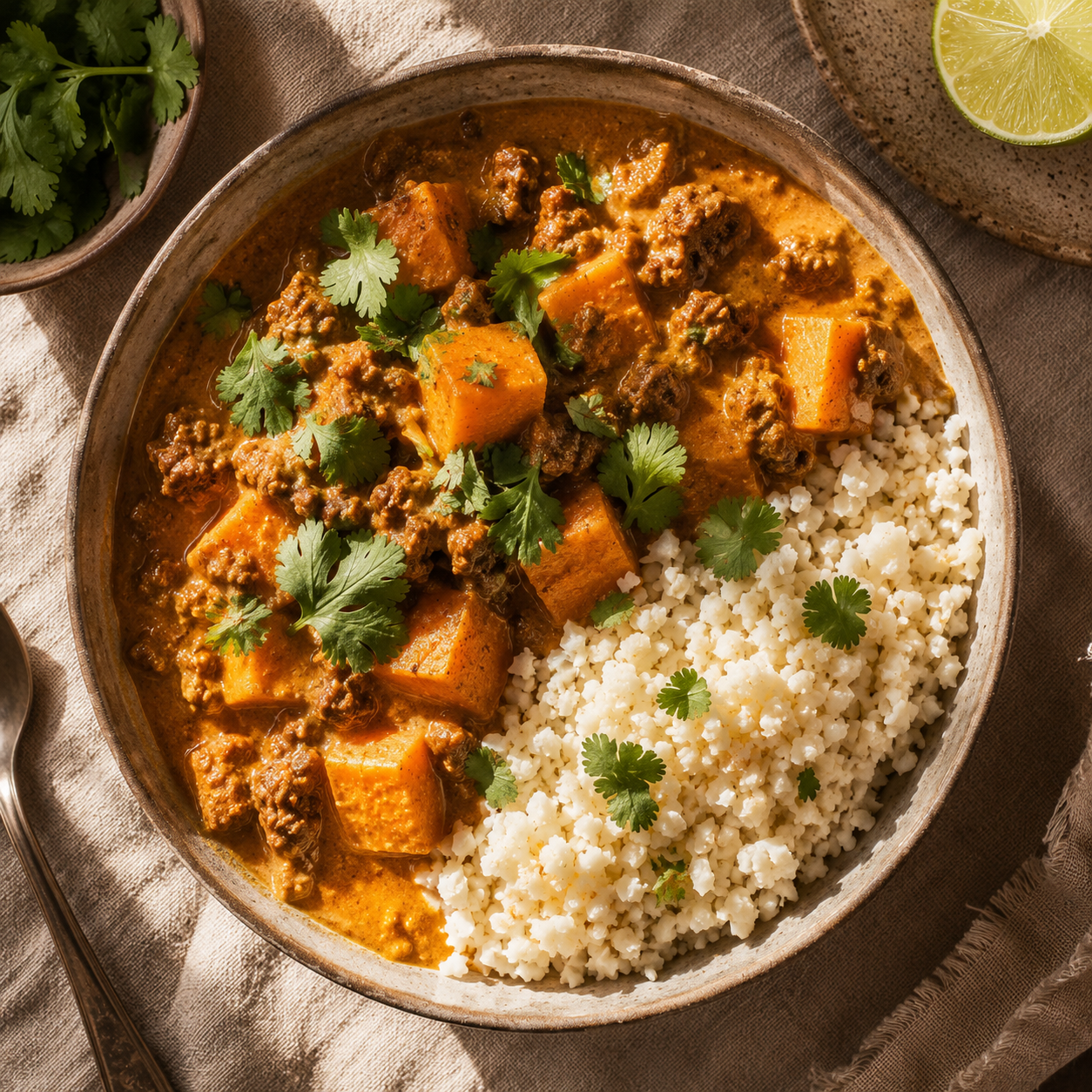 Beef & Sweet Potato Curry