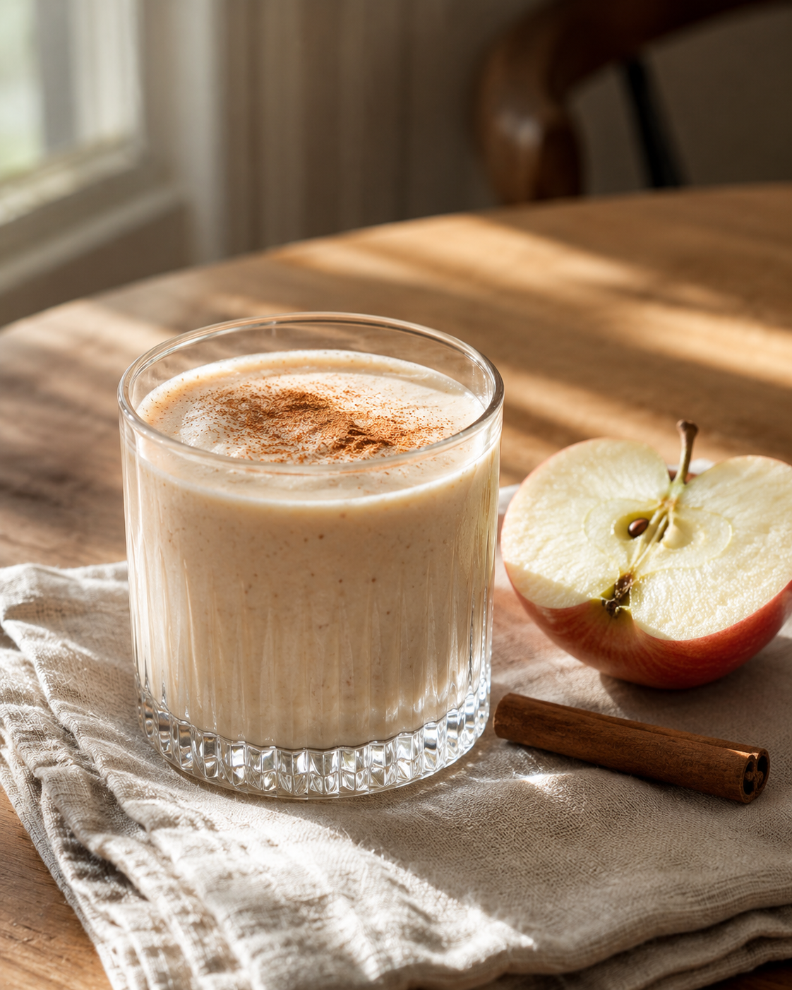 Warming Apple & Cinnamon Oat Smoothie