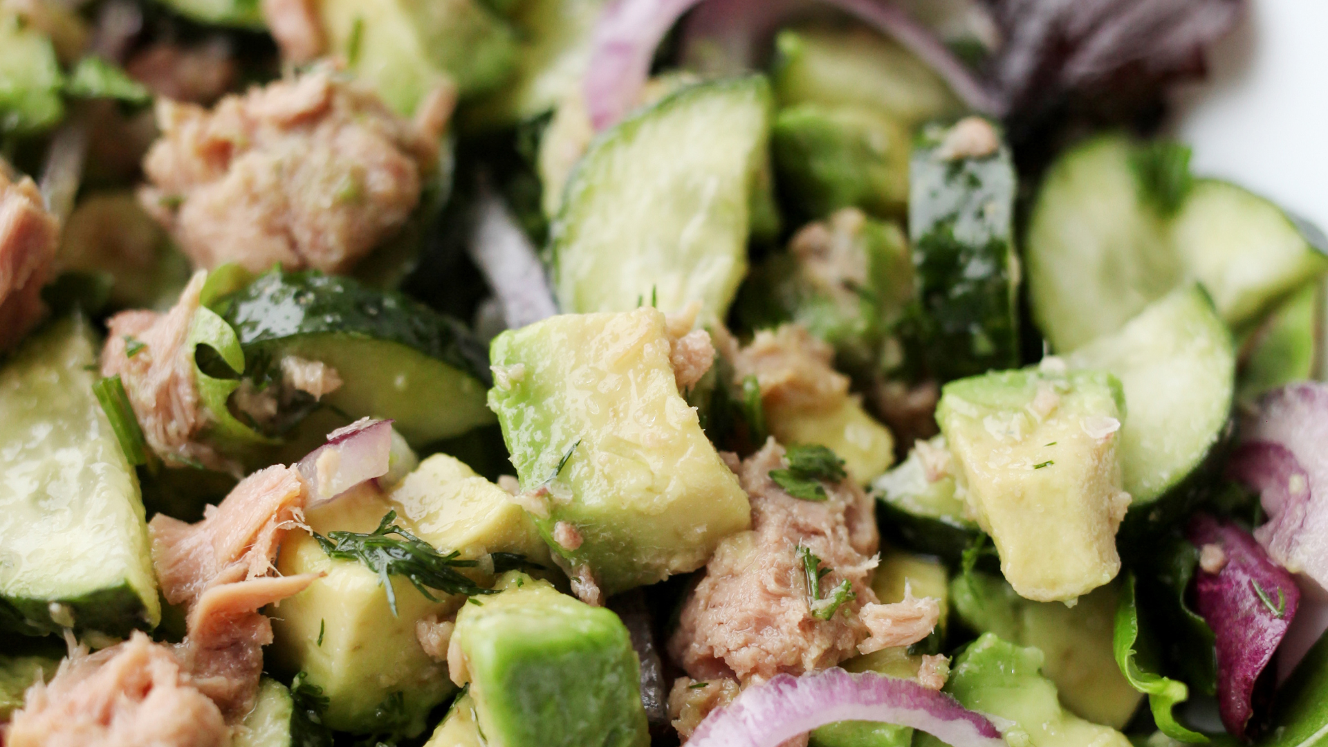 Tuna Avocado Rice Bowl