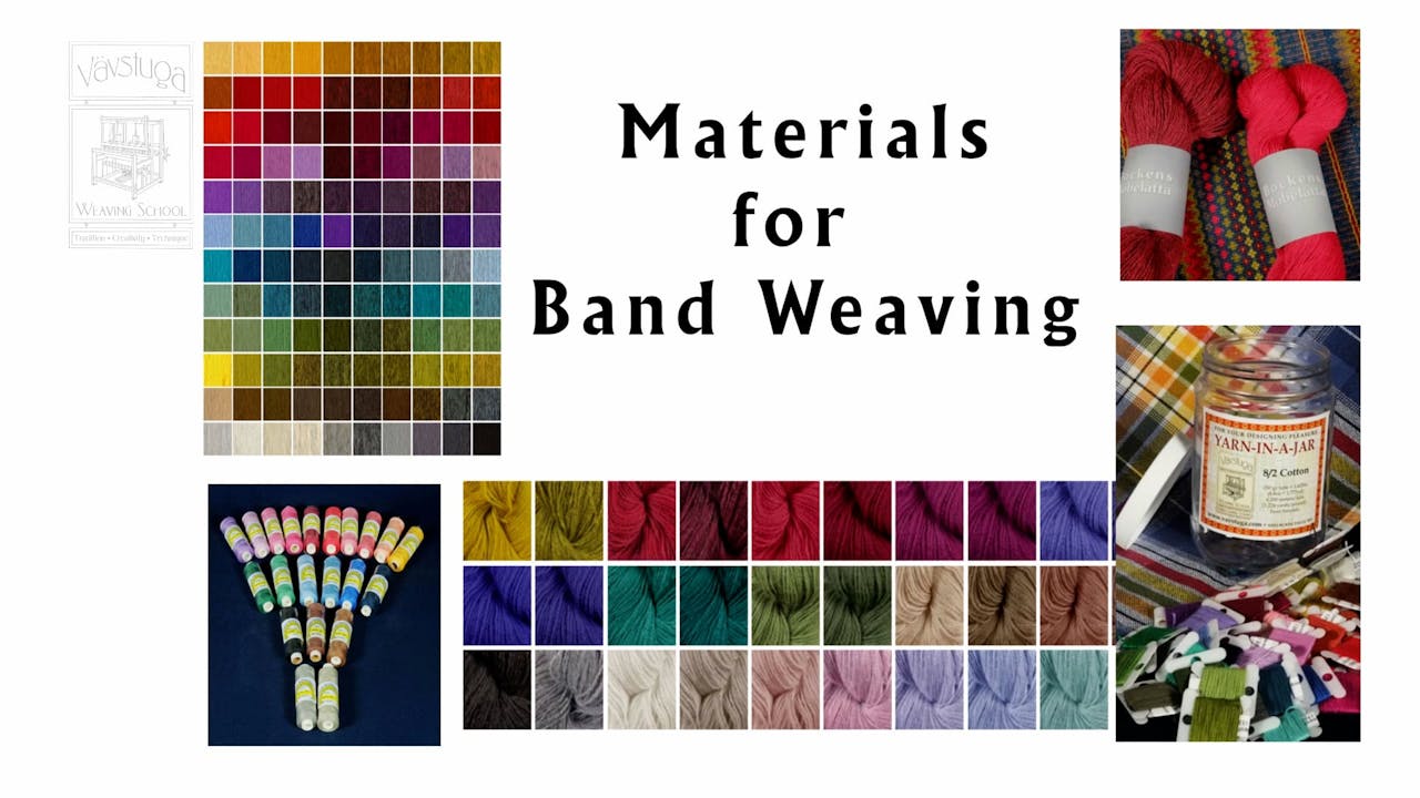 BW31. Classroom 7 materials Vävstuga Video Classes