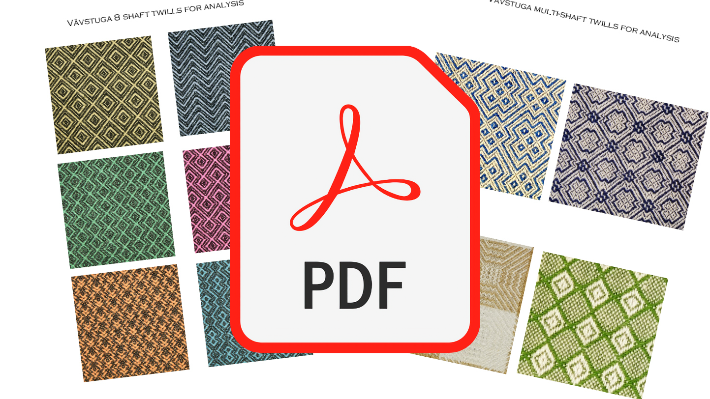 (CL-09) Vavstuga twills for analysis
