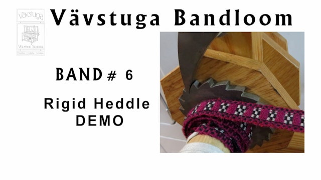BW-18. Bandloom #6 – rigid heddle demo