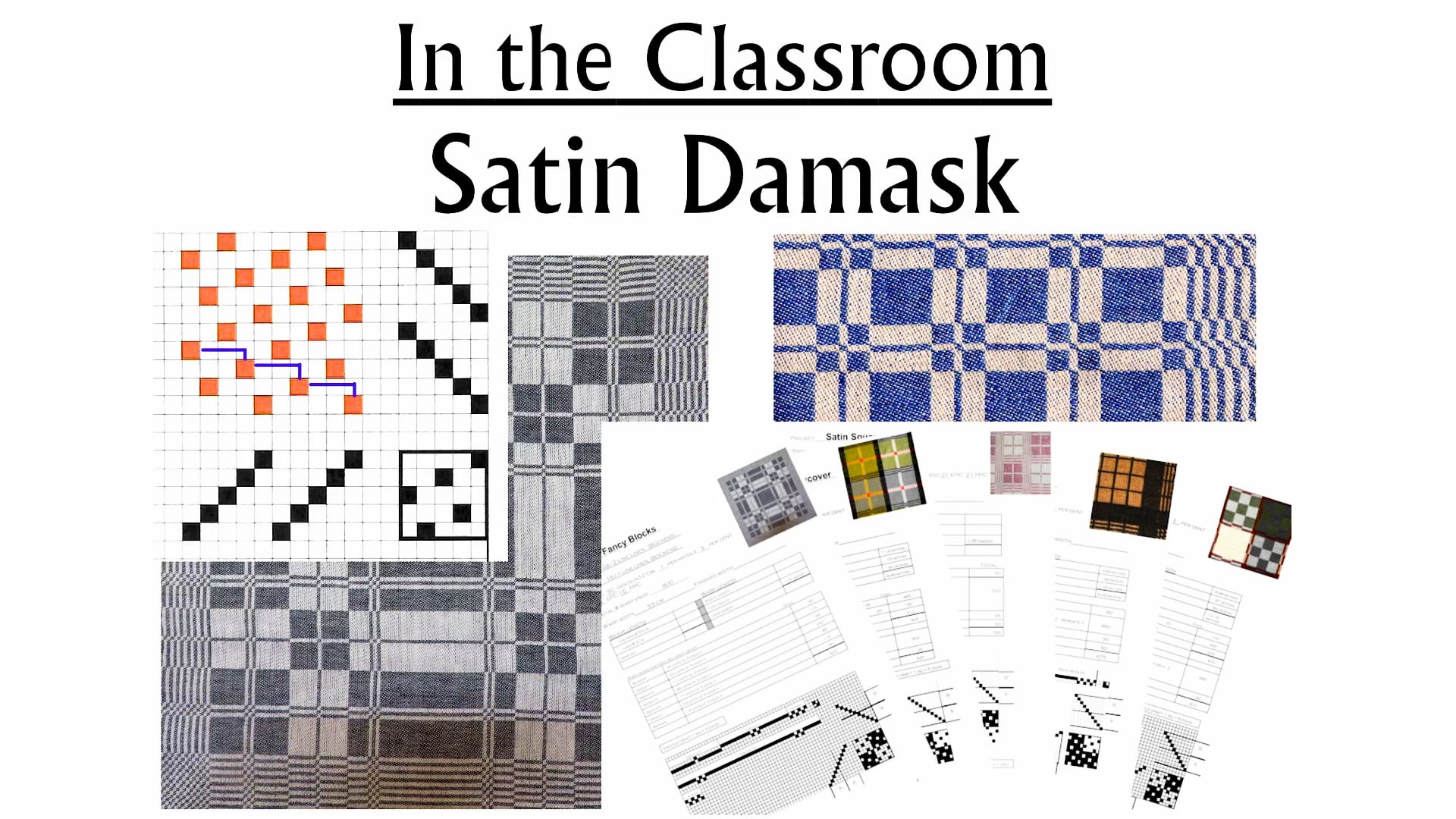 CL-11. Satin damask in the classroom