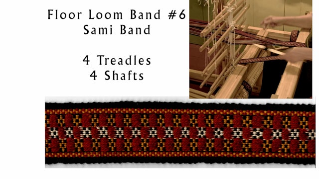 BW-24. Floor loom #6 – Sami band
