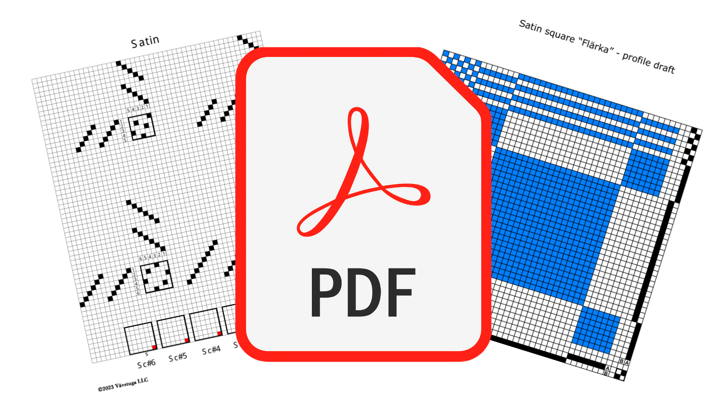 (CL-11) Satin damask drafting