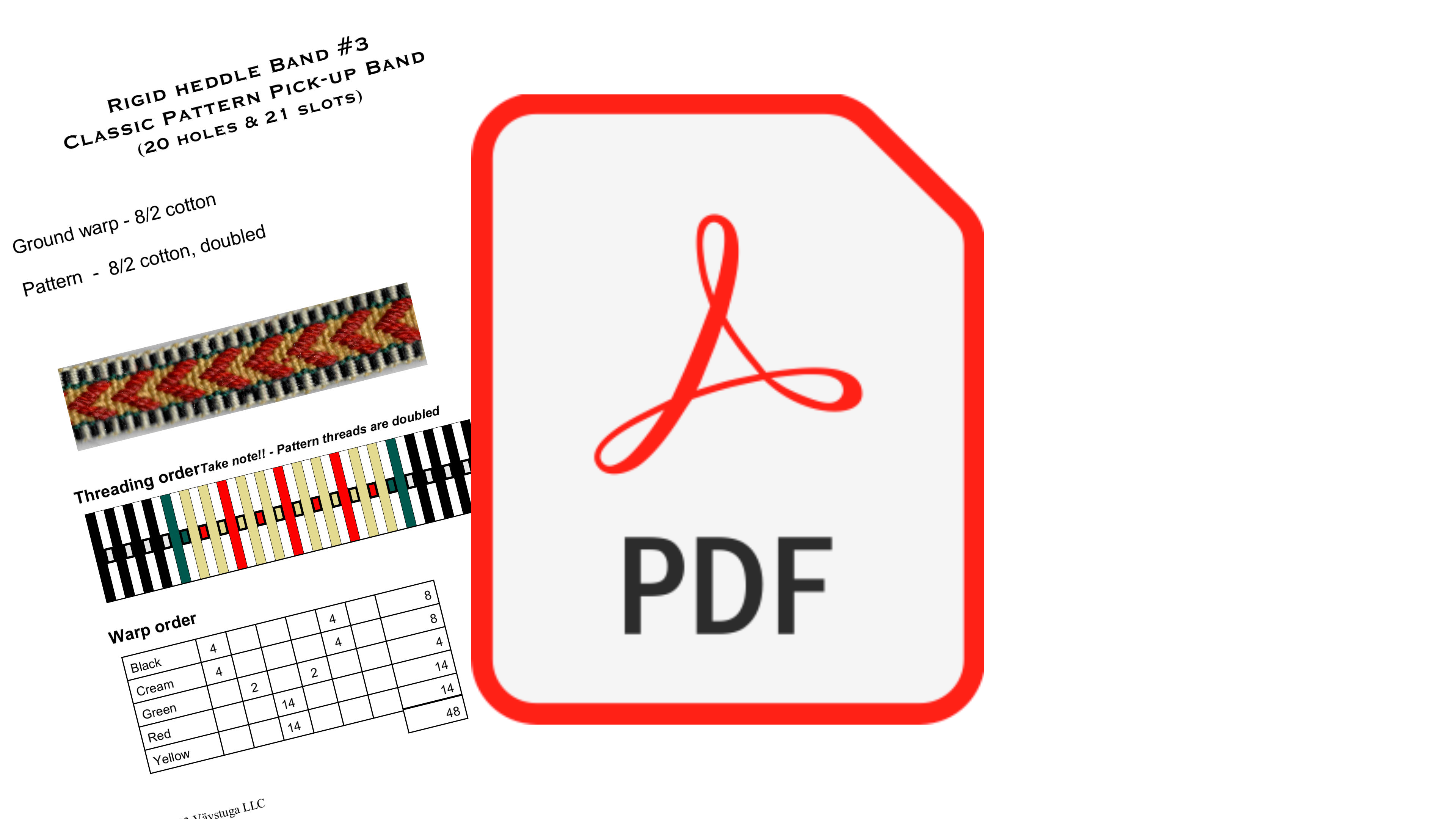 (BW-04) Rigid heddle #3 project sheet