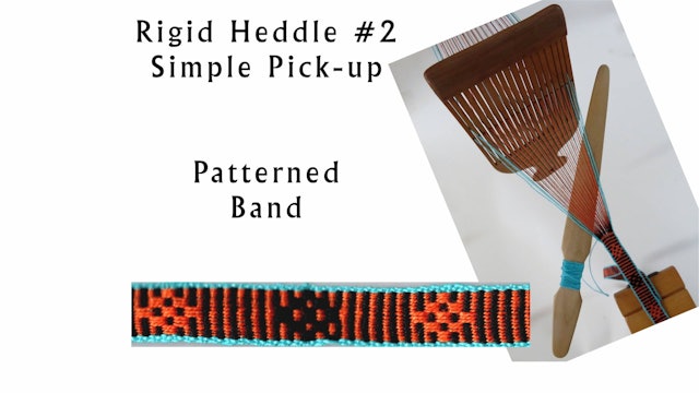 BW-03. Rigid heddle #2 – simple pick-up