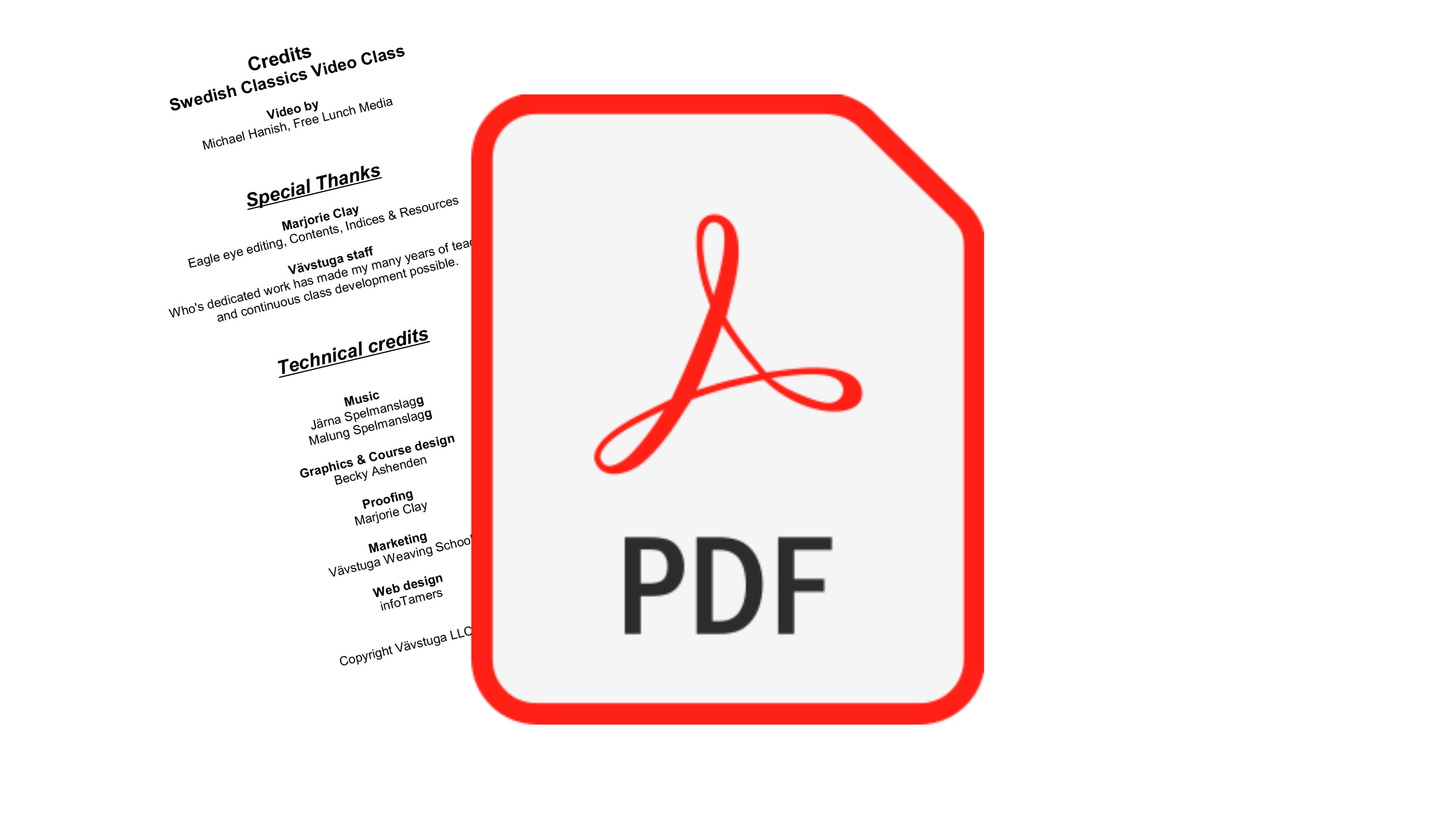 Swedish Classics Credits