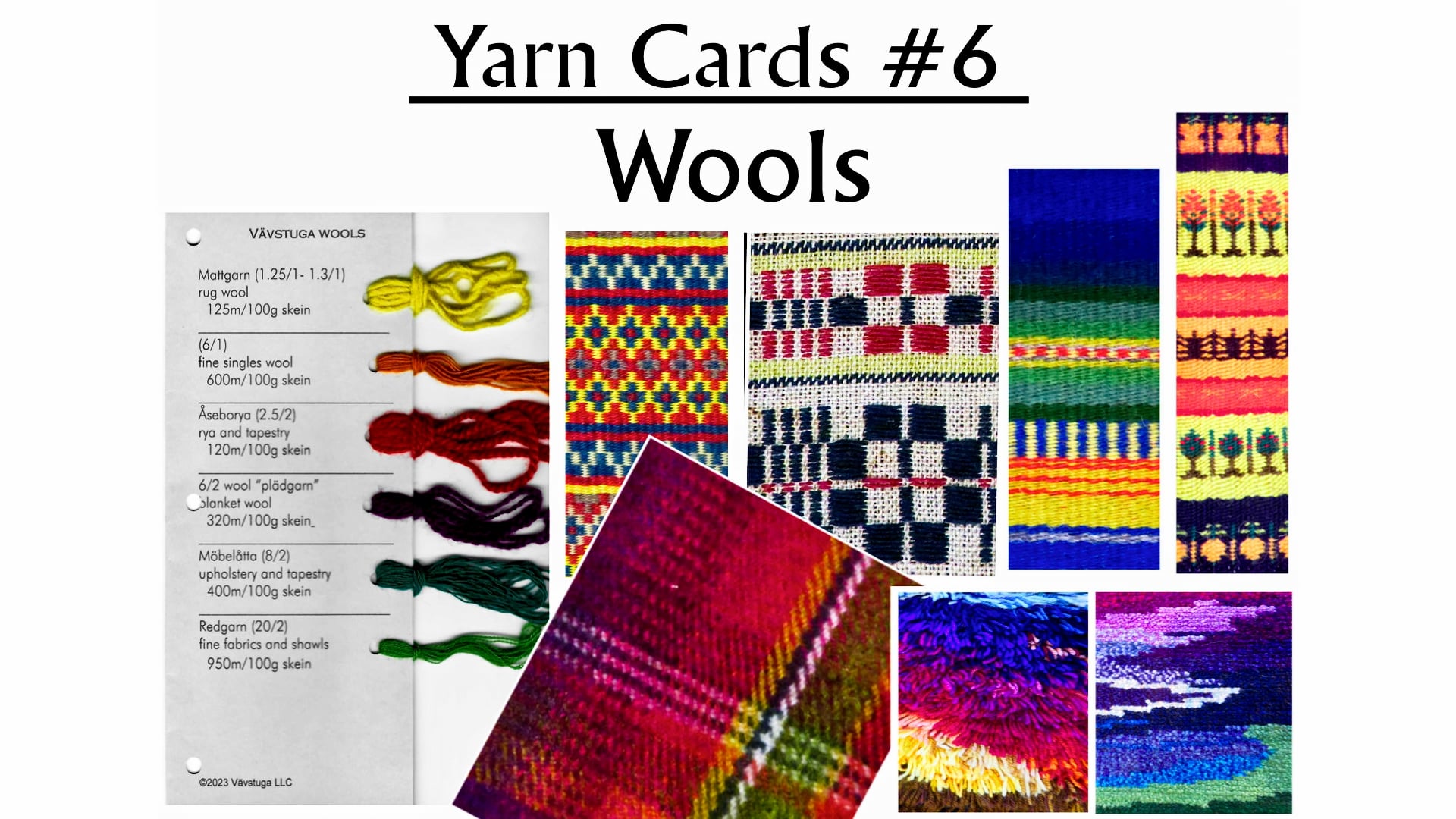 CL-17. Yarn cards #6 – wools